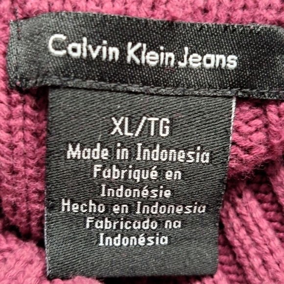 Calvin Klein Dusty Rose Turtleneck   Size XL - Picture 5 of 8